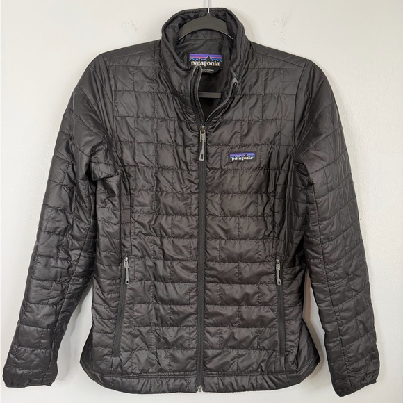 Patagonia Women’s S • Black Nano Puff Thermal Puffer Quilted Jacket Coat. - Picture 1 of 4